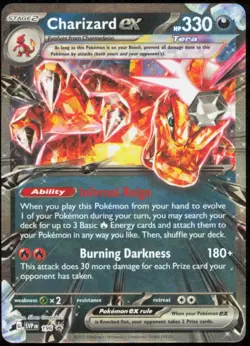 Charizard EX 196 SV: Scarlet & Violet Promo Cards Promo NM Pokemon TCG - Image 1