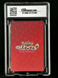 2025 EEVEE Vaporeon CG Pristine 10 Card Database Lets Go Eevee CGC PSA Pokemon - Image 2