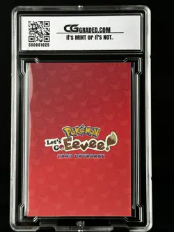2025 BABY Sylveon CG Pristine 10 Card Database Lets Go Eevee CGC PSA Pokemon - Image 2
