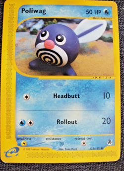 NM Poliwag 125/165 Reg. Expedition Base Set Pokemon Card - Image 1