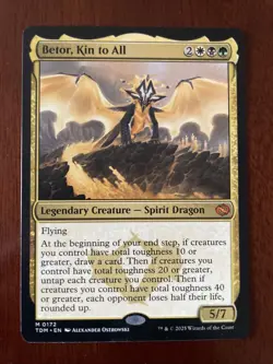Betor, Kin to All Tarkir: Dragonstorm Regular #172 MTG Mythic Card - Image 1