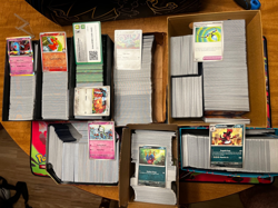 4800 Pokemon Card Lot - 1200 holo/rev, 300 code card,3200 Common/Uncommon/Energy - Image 1