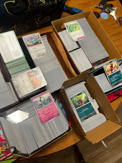 4800 Pokemon Card Lot - 1200 holo/rev, 300 code card,3200 Common/Uncommon/Energy - Image 3
