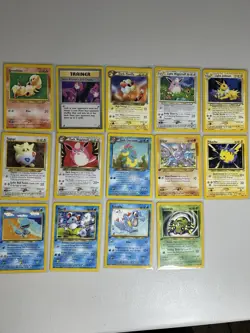 Pokemon TCG Mixed Lot Of 14 Neo Destiny & Neo Genesis Cards - Image 1