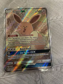 Pokemon Eevee GX Full Art Promo Holo Card SM233 160HP Ascension DNA - Image 3