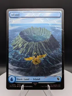 (4x) Island Land Chocobo Track FOIL: Final Fantasy MTG (NM) - Image 1