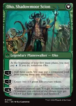 Magic: The Gathering ECL Oko Lorwyn Liege/Shadowmoor Scion #061 - Image 2