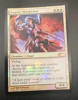 Angelic Skirmisher Media Promos MTG Foil Lightly Played - Image 1
