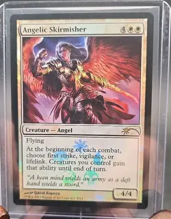 Angelic Skirmisher Media Promos MTG Foil Lightly Played - Image 3