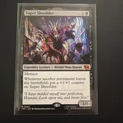 Super Shredder Teenage Mutant Ninja Turtles MTG NM - Image 1