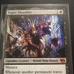 Super Shredder Teenage Mutant Ninja Turtles MTG NM - Image 2