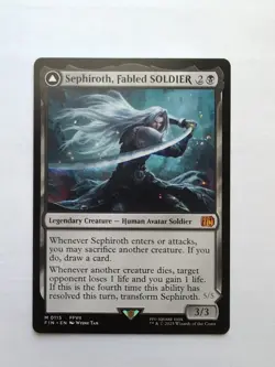 MTG Sephiroth, Fabled SOLDIER (FIN) Final Fantasy Regular Mythic 115 - Image 1