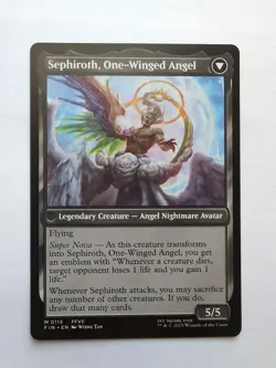 MTG Sephiroth, Fabled SOLDIER (FIN) Final Fantasy Regular Mythic 115 - Image 2