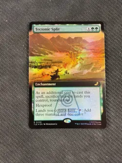FOIL Extended Art Tectonic Split TLE 0208 Eternal Rare MTG Avatar - Image 1