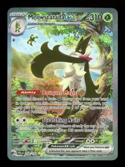 MEOWSCARADA EX 256/193 NM POKEMON PALDEA EVOLVED - Image 1