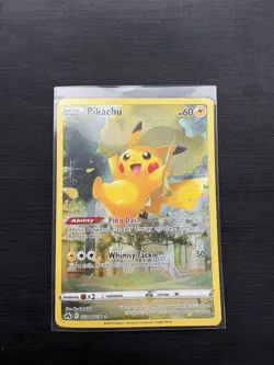 Pokemon Pikachu GG30/GG70 Ultra Rare Holo Crown Zenith Galarian Gallery 60 HP - Image 1