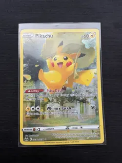 Pokemon Pikachu GG30/GG70 Ultra Rare Holo Crown Zenith Galarian Gallery 60 HP - Image 4