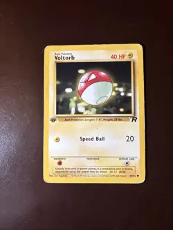 Voltorb 69/82 Pokemon TCG Team Rocket 1st Edition - Image 1