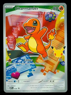 Pokemon CHARMANDER MEP 038 Ascended Heroes 1st Partner FULL ART PROMO - Card B - Image 1