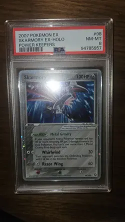 Pokemon TCG Skarmory EX Holo Ultra Rare Power Keepers Vintage Card 98/108 Psa 8 - Image 3