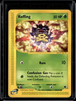 Koffing - 114/165 / Expedition Base Set 2002 (LP) / Pokemon TCG - Image 1