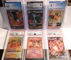 Pokemon TCG Charizard 6 Card Lot CGC & PSA 10 25th Anniversary Gem Mint Holo - Image 1