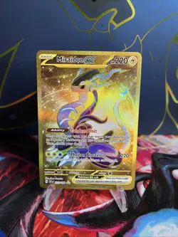 Pokemon TCG Scarlet & Violet Base Set Miraidon EX Gold Hyper Rare #253/198 - Image 1