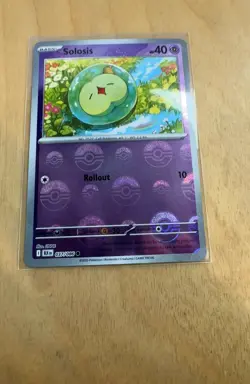 Solosis (Poke Ball Pattern) Common Black Bolt 037/086 NM Poke Ball Pokemon - Image 1
