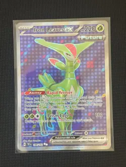 Pokemon: Iron Leaves ex - 186/162 - SV05: Temporal Forces (TEF) Holo Ultra Rare - Image 1