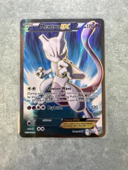 Mewtwo ex 157/162 Rare Ultra BREAKthrough Pokemon TCG NM/LP - Image 1
