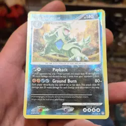 Pokemon Tyranitar Holo Rare Mysterious Treasures 17/123 Masakazu Fukuda HP 140 - Image 2