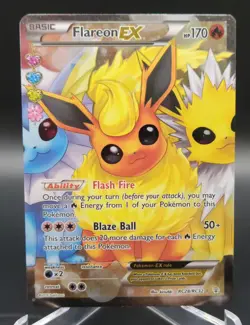 Flareon EX Pokemon Generations Radiant Collection RC28/RC32 Full Art LP - Image 1