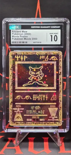 CGC 10 GEM MINT Ancient Mew HOLO MOVIE PROMO Pokemon Card - Image 2