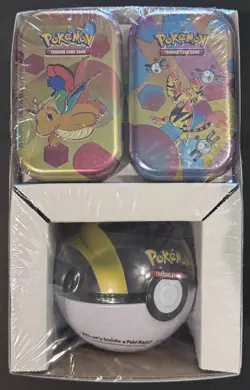 Pokemon TCG: 151 Mini Tins (2) + Poke Ball FACTORY SEALED 3 Pack Sam’s Club Exc - Image 1