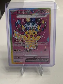Pokemon TCG Pikachu ex 277/217 Ascended Heroes Special Illustration Rare NM SIR - Image 1