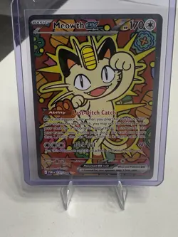 Meowth ex 121/088 ENGLISH Special Illustration Rare - Perfect Order SIR Pokemon - Image 1