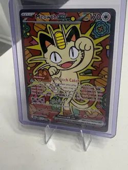 Meowth ex 121/088 ENGLISH Special Illustration Rare - Perfect Order SIR Pokemon - Image 2