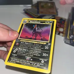 Pokemon TCG Houndoom Neo Revelation Holo Card 8/64 Unlimited Rare, LP Condition - Image 3