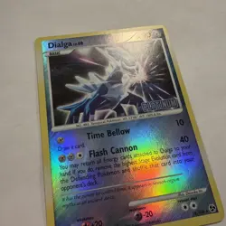 Pokemon 2008 Dialga 16/106 Platinum Stamped Reverse Holo Burger King Promo LP+ - Image 2