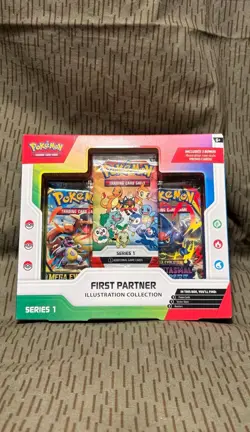Pokemon TCG First Partner Illustration Collection Series 1 New Sealed - Image 1