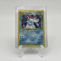 ✅ Ships Fast! Pokemon Neo Genesis. Feraligatr 4/111 Holo NM - Image 1