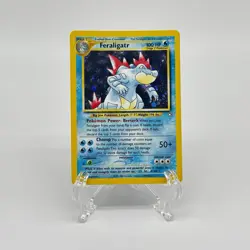 ✅ Ships Fast! Pokemon Neo Genesis. Feraligatr 4/111 Holo NM - Image 3