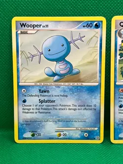 Pokemon Tcg Quagsire 60/132 & Wooper 118/132 Secret Wonders Non Holo - Image 2