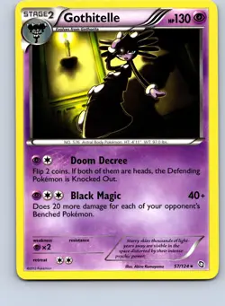 Pokemon: Dragons Exalted Gothitelle #57/124 Rare .VO5 - Image 1