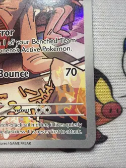 Pokemon Team Rocket's Wobbuffet 203 SV10 Promo Full Art Holo NM - Image 4