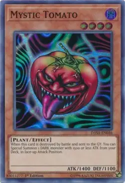 Mystic Tomato - DASA-EN046 - Super Rare - 1st Edition x1 - Lightly Played - Image 1