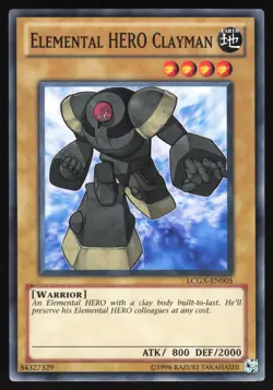 Elemental HERO Clayman - LCGX-EN005 - Common - Unlimited Yugioh - Image 1