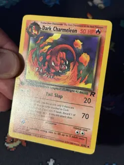 Pokemon Cards Dark Charmeleon 32/82 Team Rocket FIRST EDITION - (HP) - Image 2