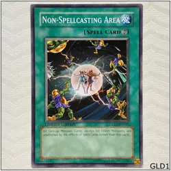Non-Spellcasting Area - GLD1-EN035 - Common Limited Edition Yugioh - Image 1