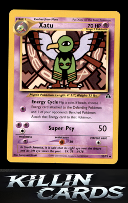Xatu 52/75 Uncommon Neo Discovery Pokemon Card NM - Image 1